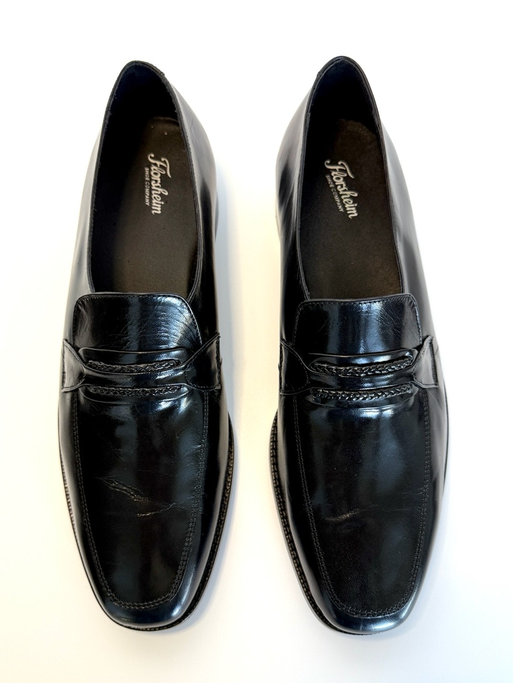 Florsheim Richfield Braided Moc Toe Strap Loafers NWOT